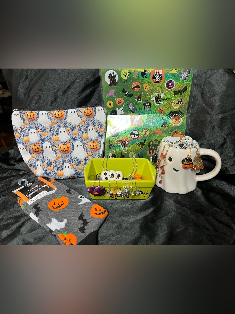 Halloween Ghost  jewelry jar